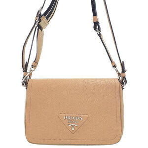Prada Vitello Dino Soft Leather Shoulder Bag